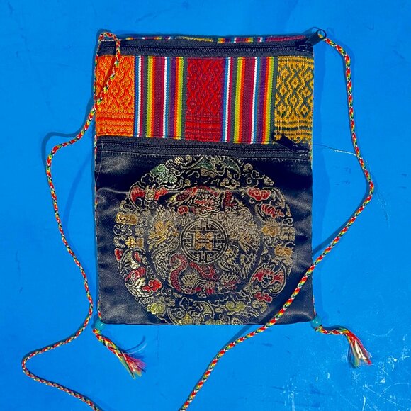 Lot of 2 Tribal Indigenous clutch bag/cross body purse - Picture 16 of 16